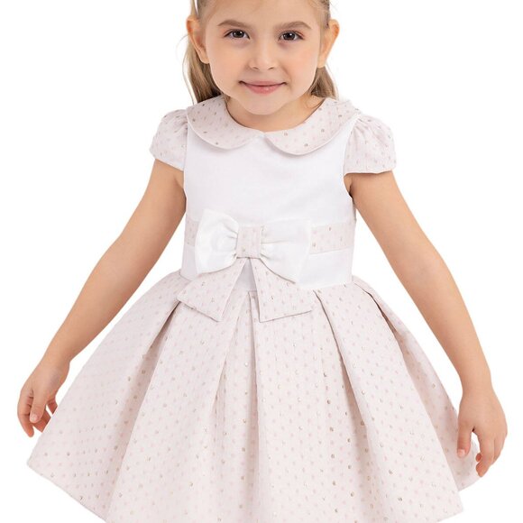 Baby Girl Sweet Sparkle Bow Dress - Picture 3 of 4